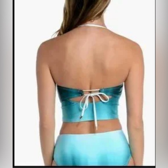 LA BLANCA
Ocean Ombré Tankini TOP SIZE 10 BOTTOMS SIZE 14 - Picture 3 of 14